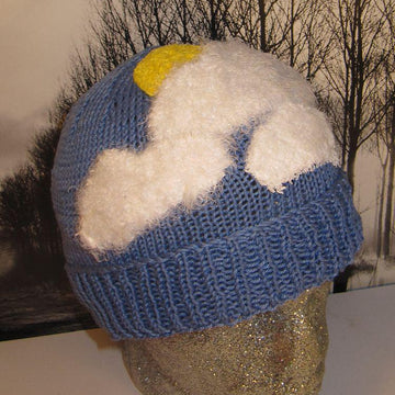 Little Fluffy White Clouds Beanie Hat
