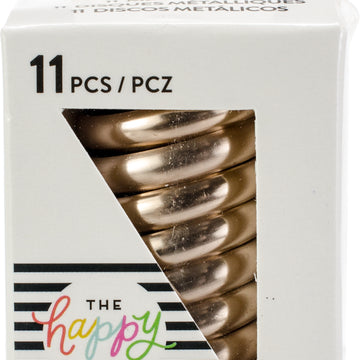 Happy Planner Mini Metal Expander Discs 11/Pkg - Rose Gold