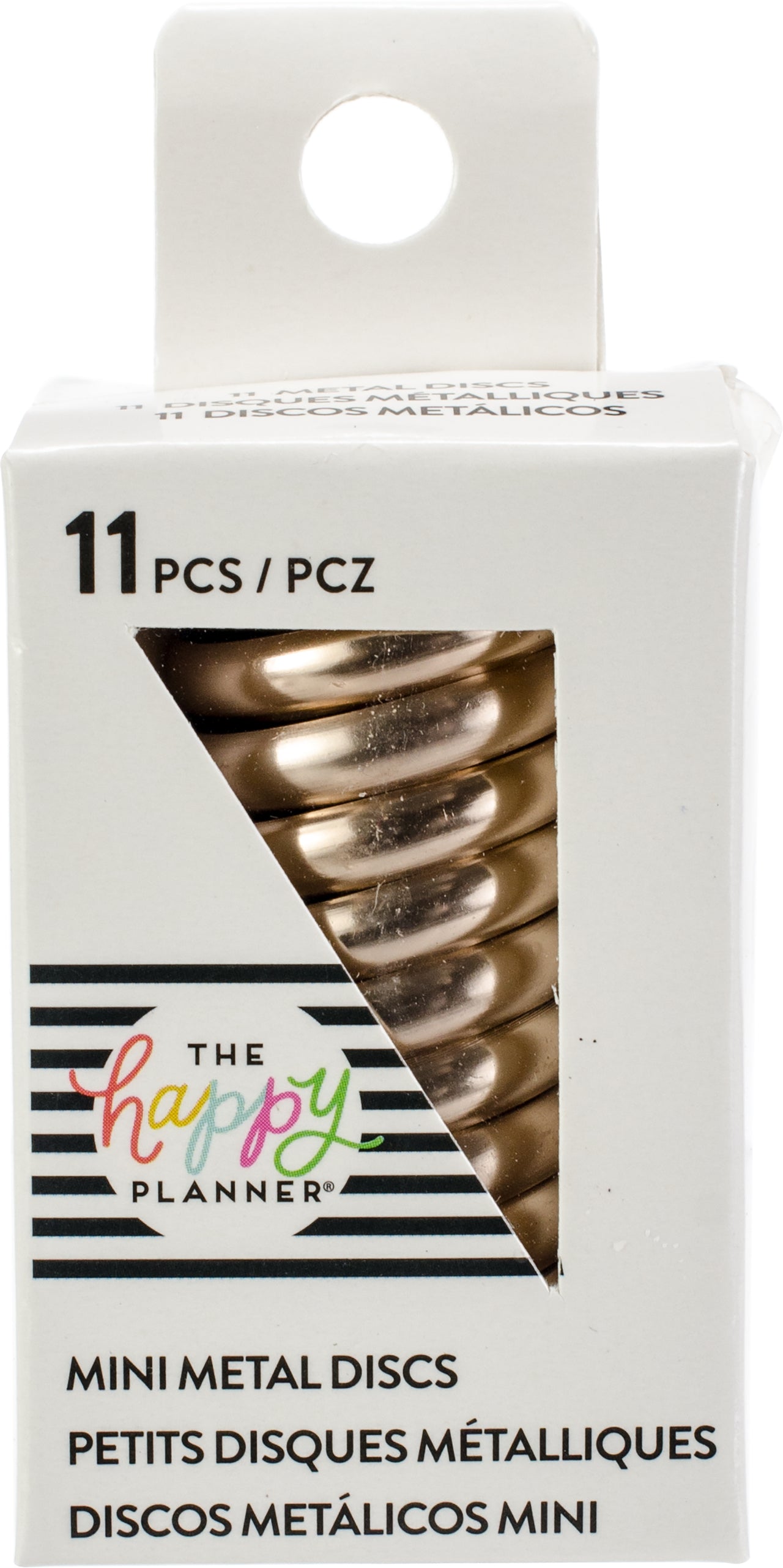 Happy Planner Mini Metal Expander Discs 11/Pkg - Rose Gold