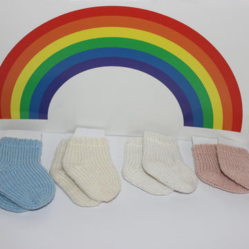 Preemie Baby Simple Socks (Circular)