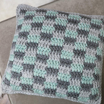 Rustic Farmhouse Plaid Pillow