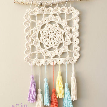 Dreaming of Granny, Granny Square Wall Hanging