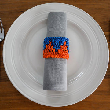Mosaic Crochet Napkin Ring