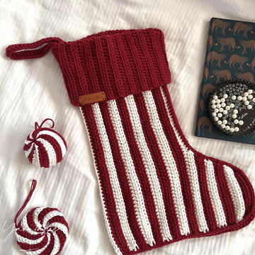 Swirly Christmas Stocking