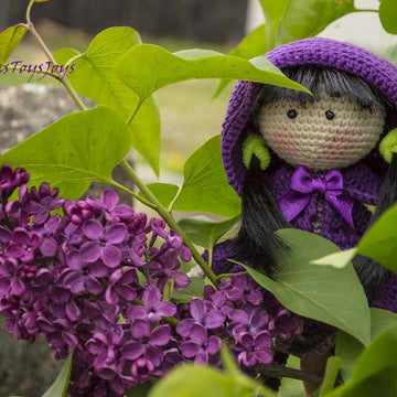 Iris flower Doll