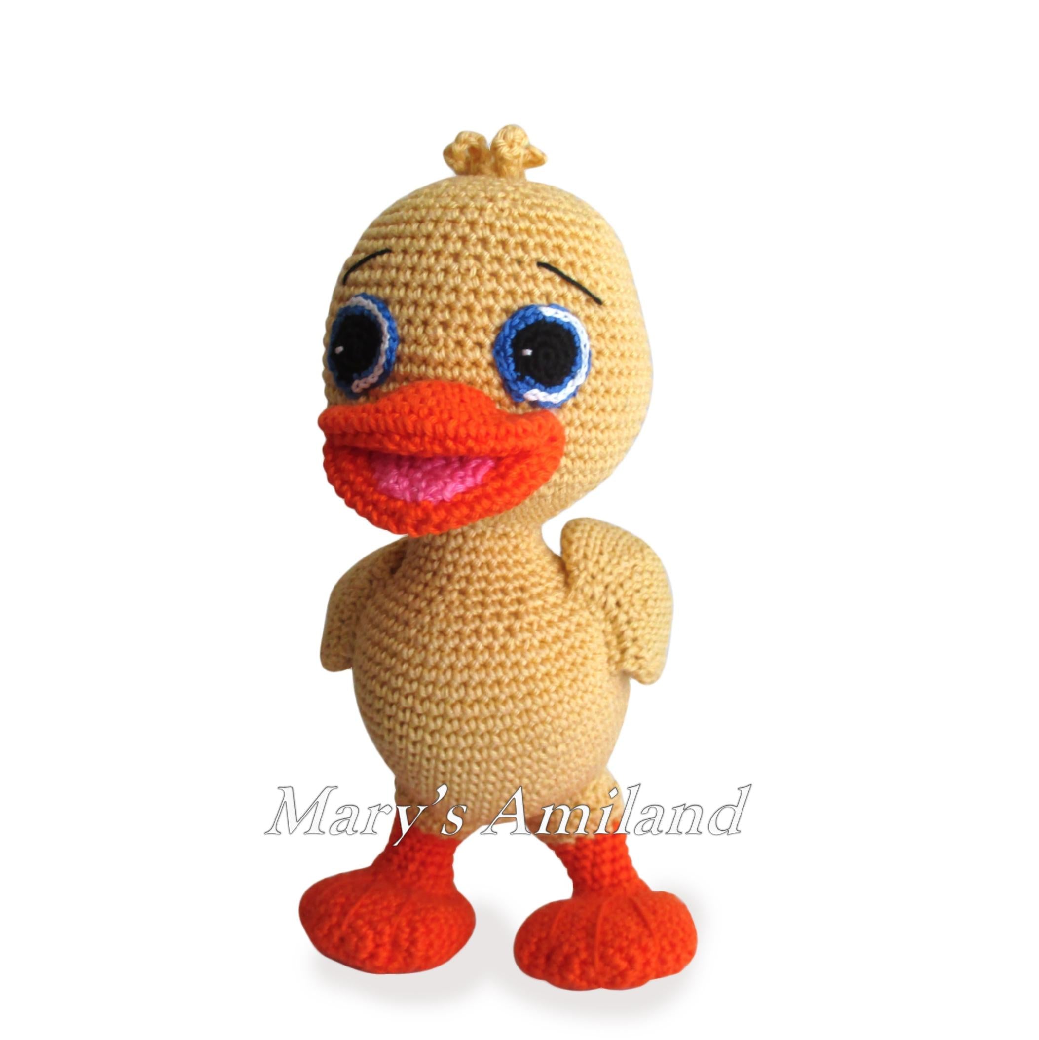 Livio Duckling the Ami - Amigurumi Crochet Pattern