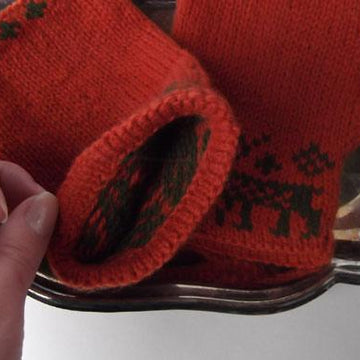 Winter Landscape Wrist Warmers