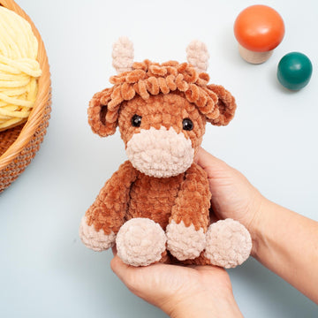 Highland Cow Amigurumi Crochet Pattern