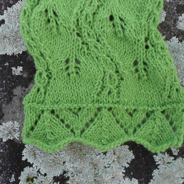 Twisted Leaves Lace Scarf