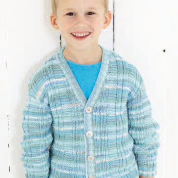 Sweater & Cardigan in Sirdar Snuggly Baby Crofter DK - 4869 - Downloadable PDF