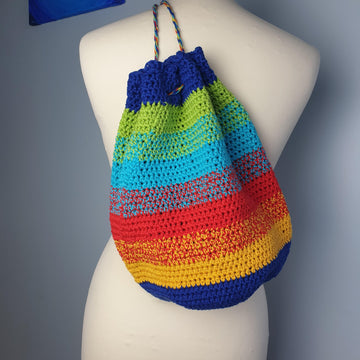 Crochet backpack