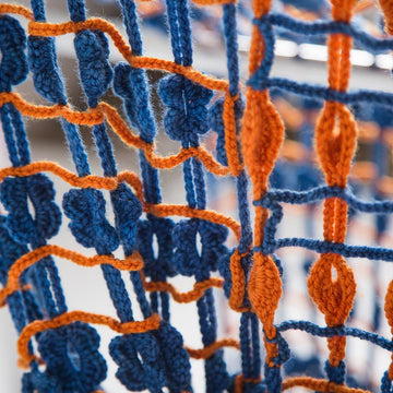 Hint of spring crochet scarf