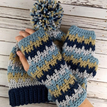 Seaside Fingerless Gloves