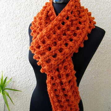 Infinity Orange Scarf