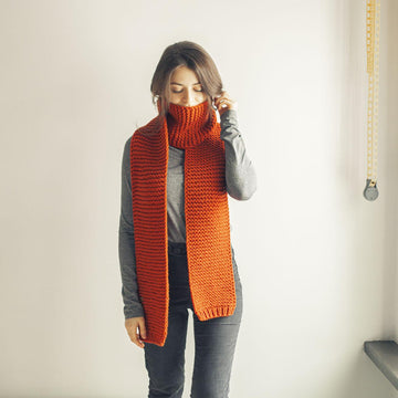 Men`s long scarf + VIDEO