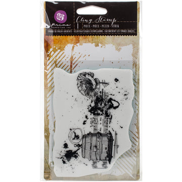 Prima Marketing Cling Stamp 3.5"X5" - Romanticism