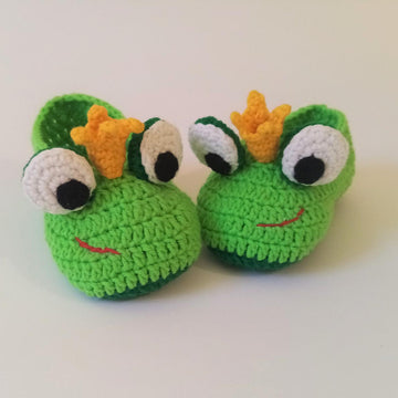 Newborn shoes Frog