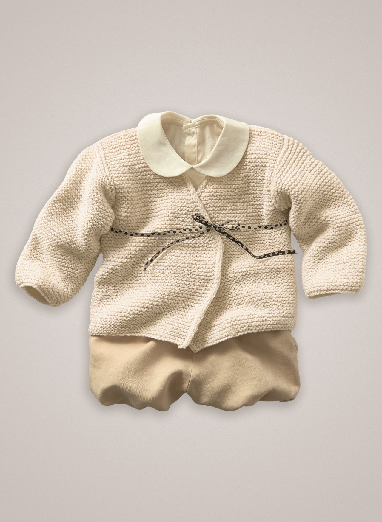 Babies Cross Over Cardigan in Bergere de France Barisienne  - 60437-03 - Downloadable PDF