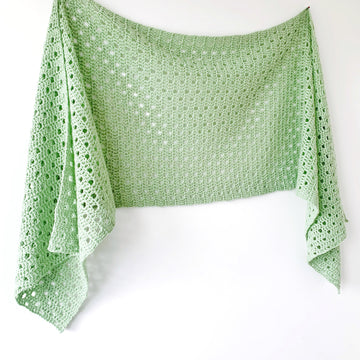 Dewdrop Sideways Shawl