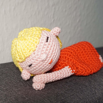 Häkelanleitung Schnuffeltuch Puppe