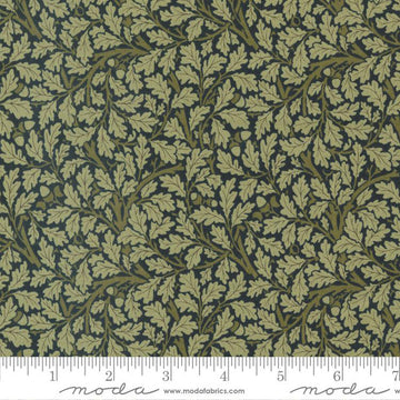 Moda Fabrics Morris Meadow - Damask Black (8376-21)