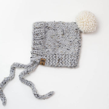 Chunky Pompom Pixie Bonnet Hat Baby Children