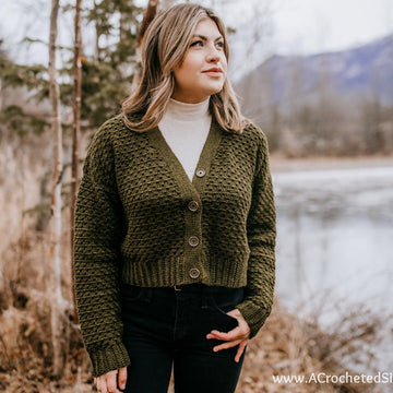 Celsea Button Up Crochet Cardigan
