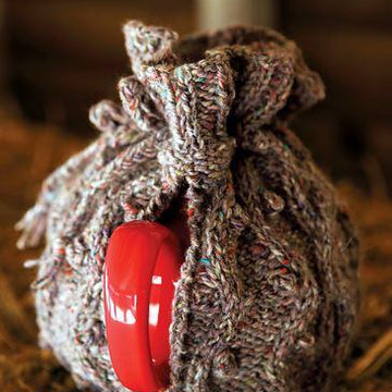 Cable and Bobbles Tea Cosy