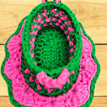 Crochet Basket & Doily Pattern