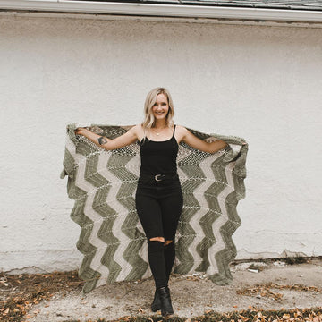 Zig Zag Chevron Afghan