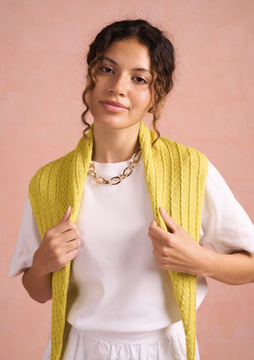 Isometric Mini Shawl in Rowan Summerlite Dk - Downloadable PDF