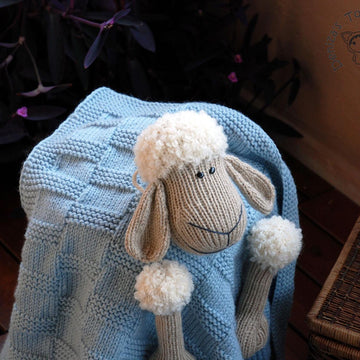 Baby Sheep Toy Blanket