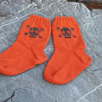 Not just for Halloween Skully Socks