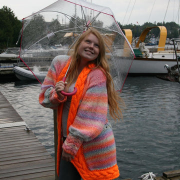 Multi-Season Hoodie-Cardigan BRIGHTEN UP YOUR DAY