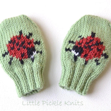 Baby mittens ' Little Ladybird '