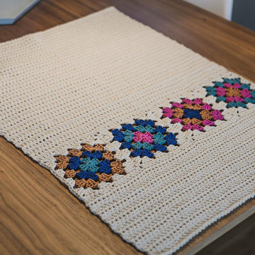 Granny Square Dish Towel