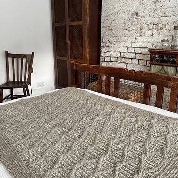 Diamond Maze Lap Blanket