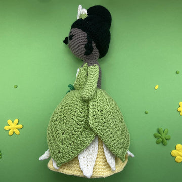 Hard-Working Princess amigurumi doll