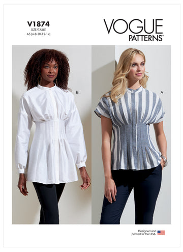 Vogue Misses' Tops V1874 - Sewing Pattern