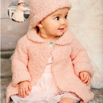 Coats and Hat in Rico Baby Teddy Aran - 461 - Leaflet
