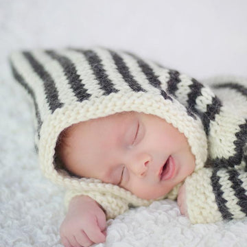 Stripey Duffle Coat
