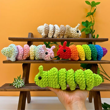 Caterpillar Crochet No Sew