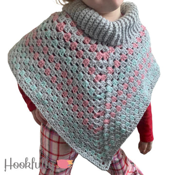 Turtleneck Kids Poncho
