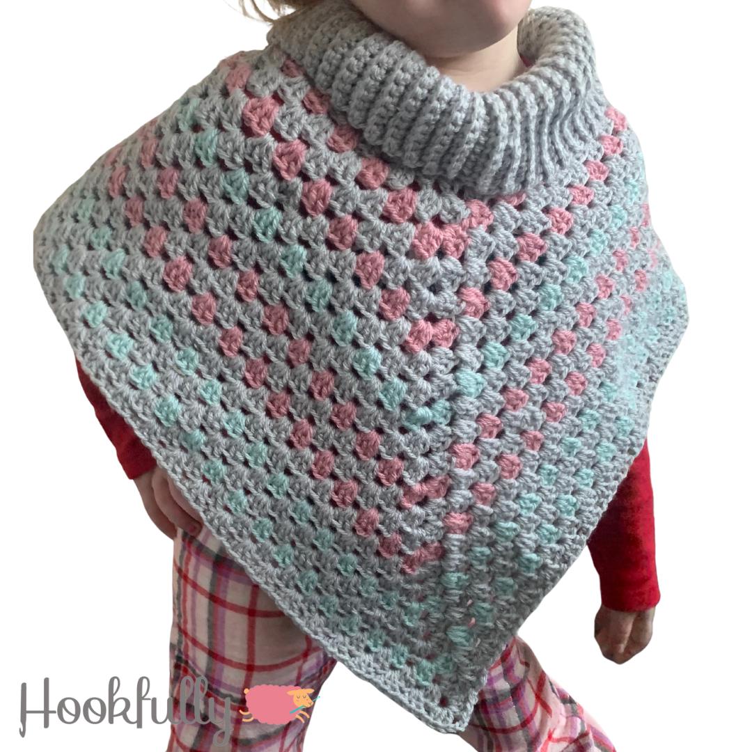 Turtleneck Kids Poncho