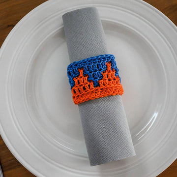 Mosaic Crochet Napkin Ring