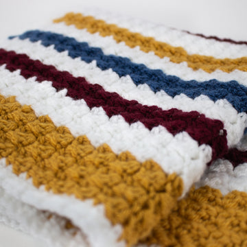 Ava’s Wattle Stitch Crochet Blanket