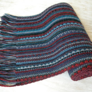 Nebula crochet scarf