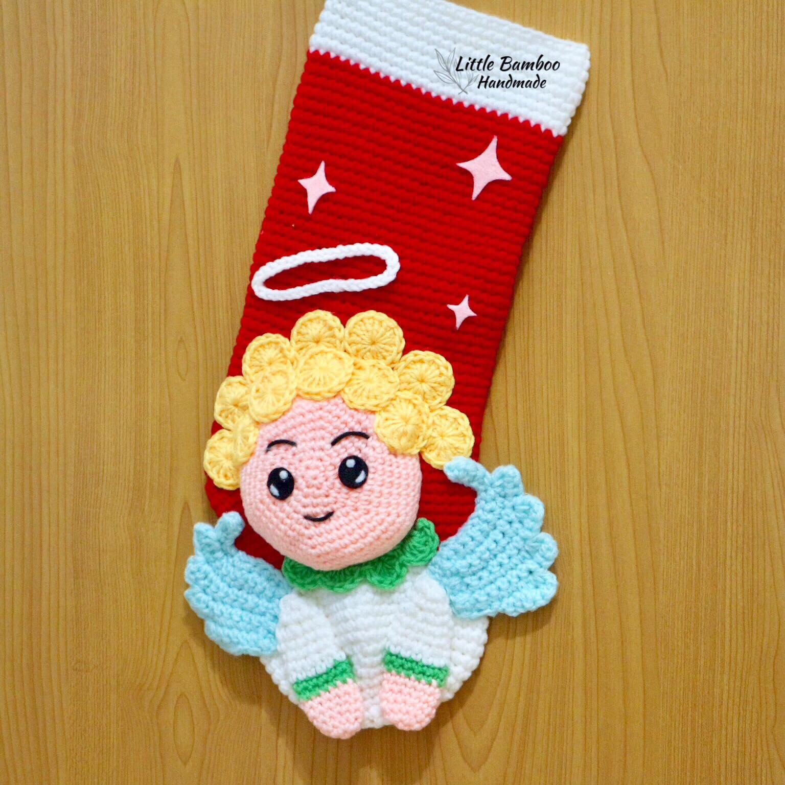 Angel Christmas Stocking
