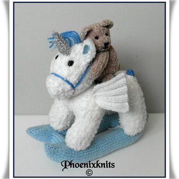 Rocking horse and Ted