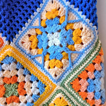Granny square tote bag